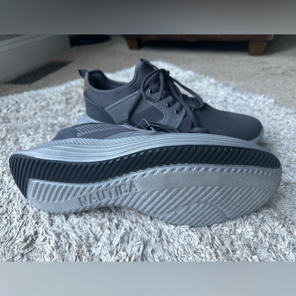 NAUTICA | NWT Men's Dark Gray Sneakers Size 12 - Picture 3 of 5
